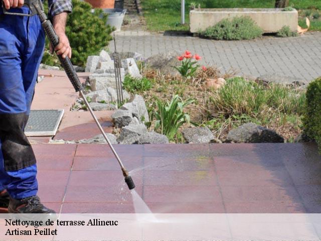 Nettoyage de terrasse  allineuc-22460 Artisan Peillet