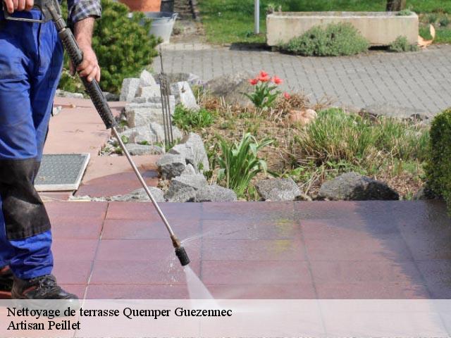 Nettoyage de terrasse  quemper-guezennec-22260 Artisan Peillet